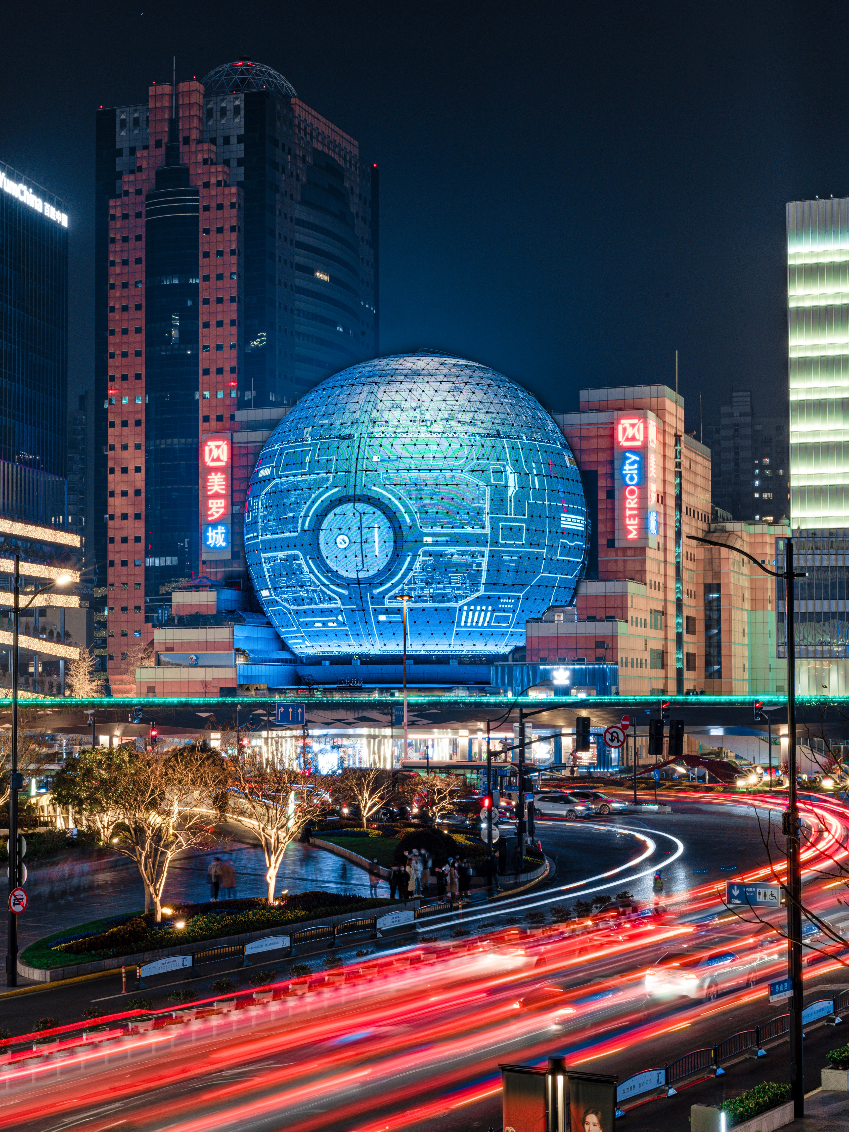 Mightary LED Lights Up Shanghai's 3,000㎡ Spherical Display, Welcoming the New Year Together