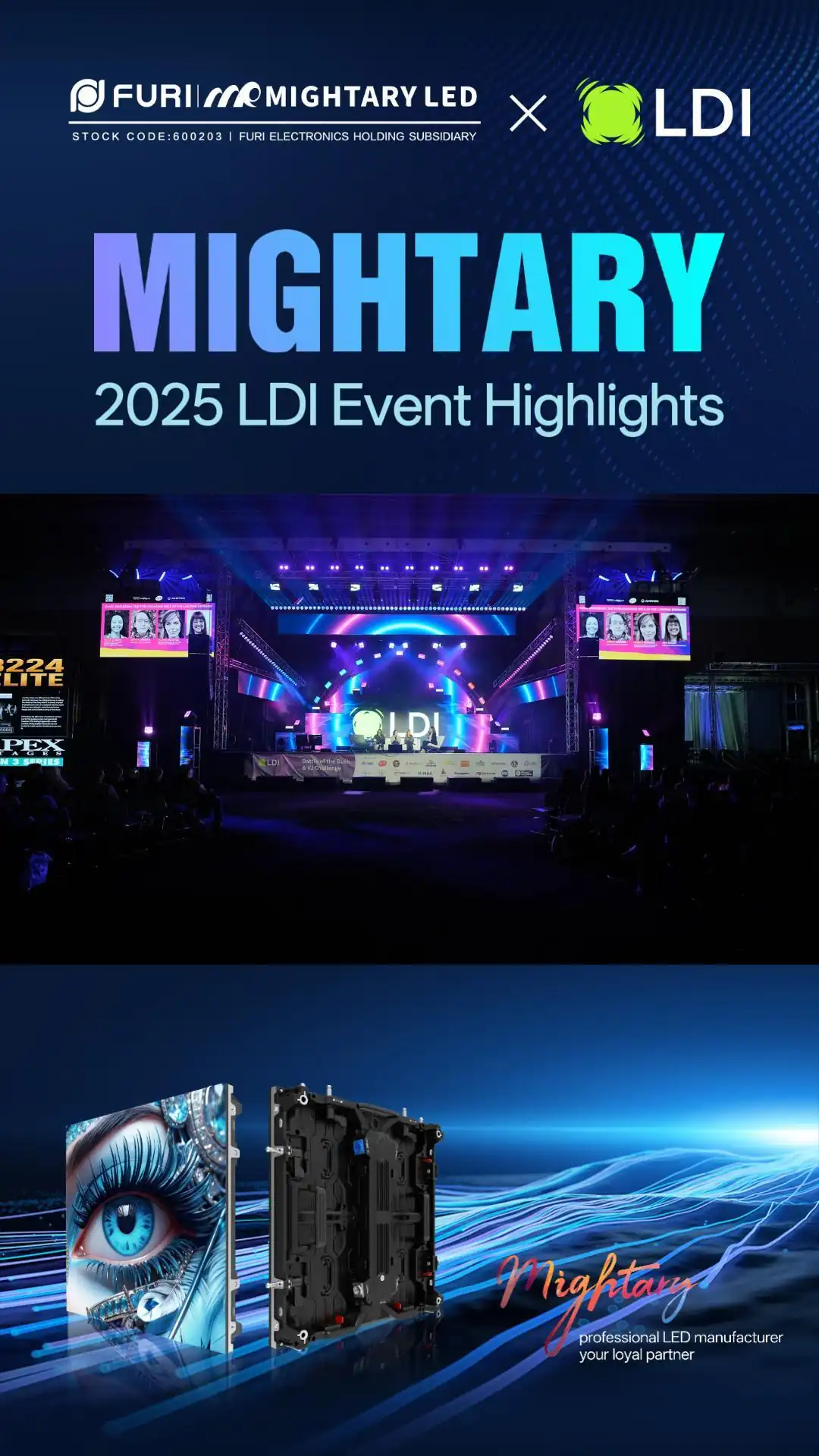 Another incredible LDI 2025 comes to a close — thank you to everyone who visited MR LED at Booth 4240!