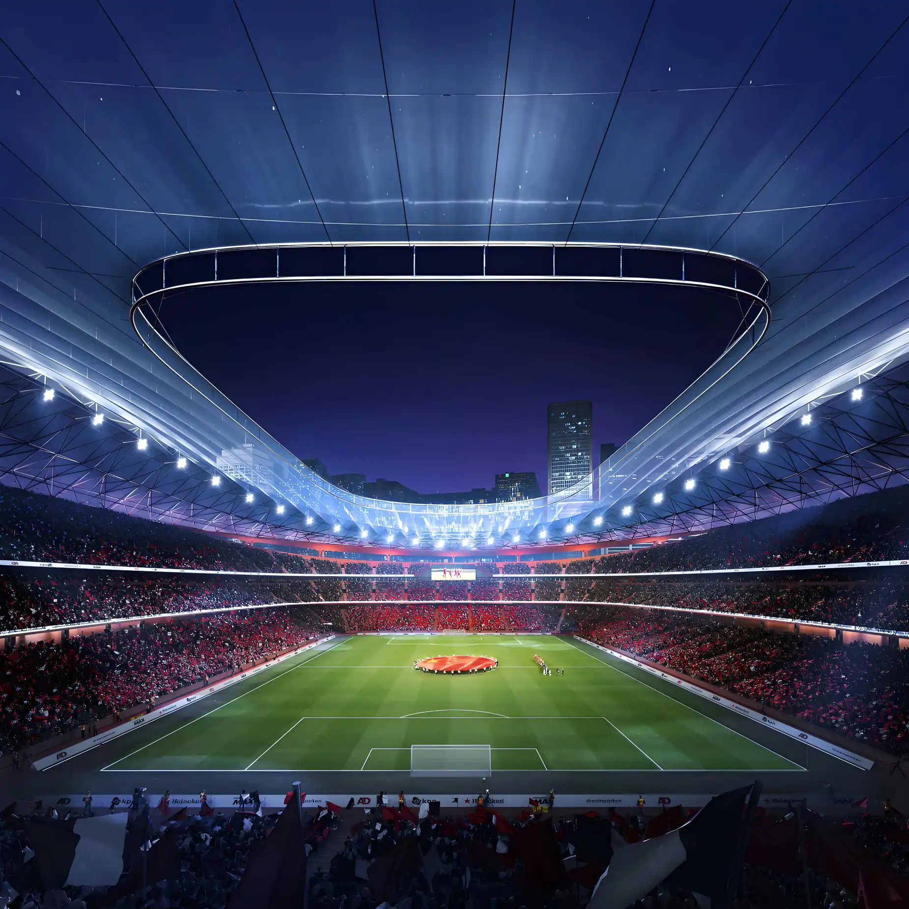 Xi'an International Football Center | MR LED FS-QE Series Outdoor Fixed LED Display Solution