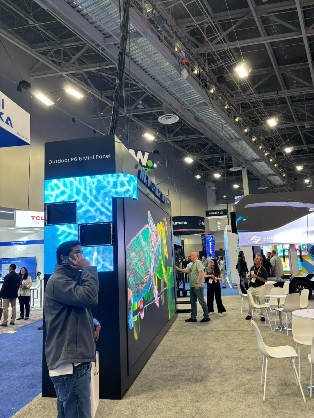 On the first day of InfoComm USA 2024, MR LED stole the spotlight.
