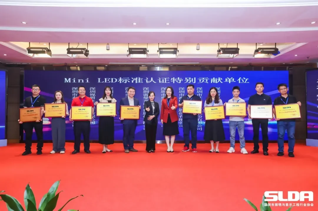 MR LED Wins the Special Contribution Unit Award for Mini LED Standards