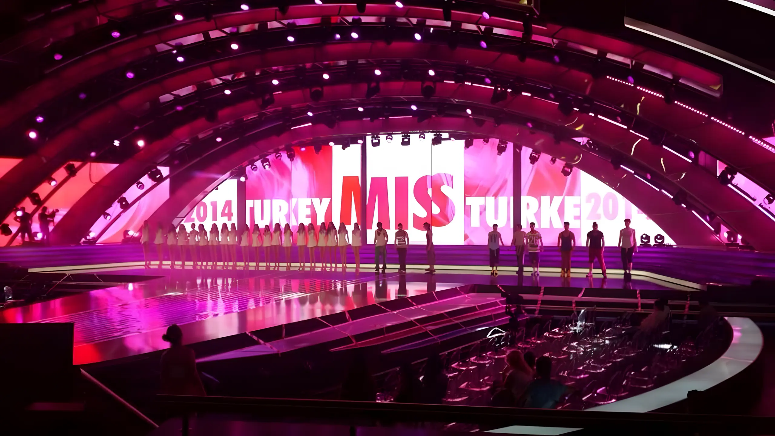 MR LED Stage Screen Lights Up the Istanbul Beauty Pageant MR LED Stage Screen Lights Up the Istanbul Beauty Pageant