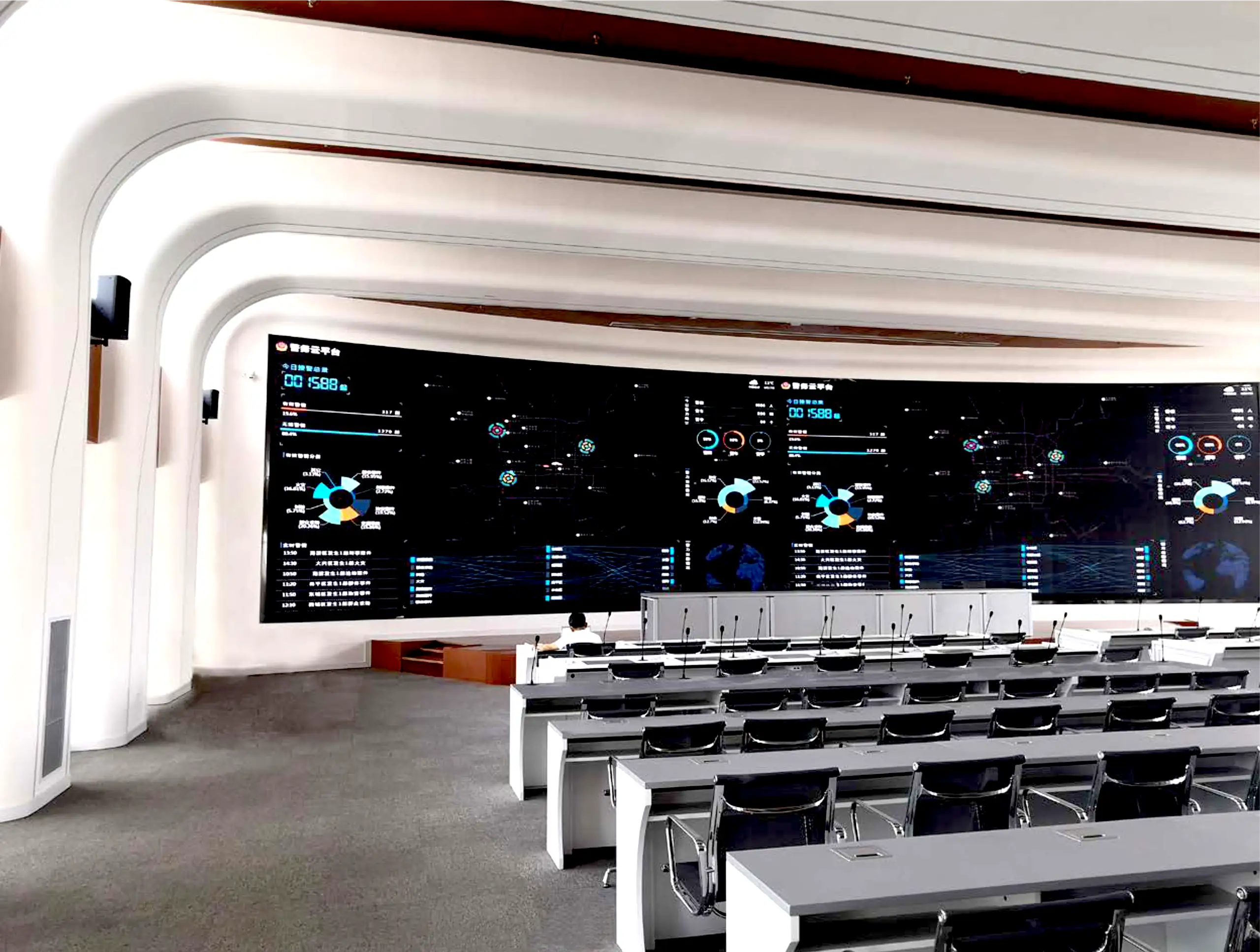 Measurement and Control Hall of the Final Assembly and Integration Center of the Kuaizhou Series Rocket Base Measurement and Control Hall of the Final Assembly and Integration Center of the Kuaizhou Series Rocket Base