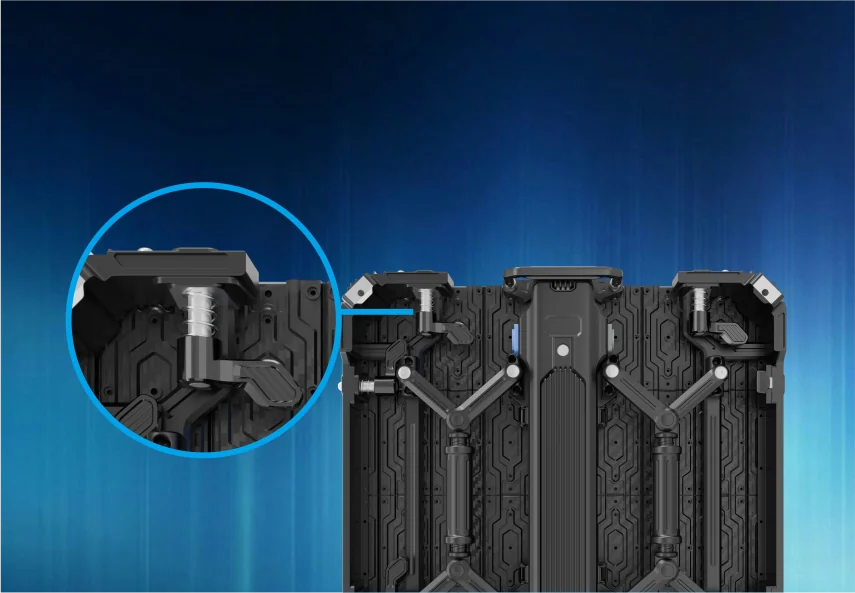 Four-buckle quick-install structure
