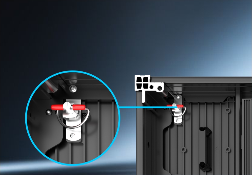 Heavy-duty spring latch Easy installation & removal