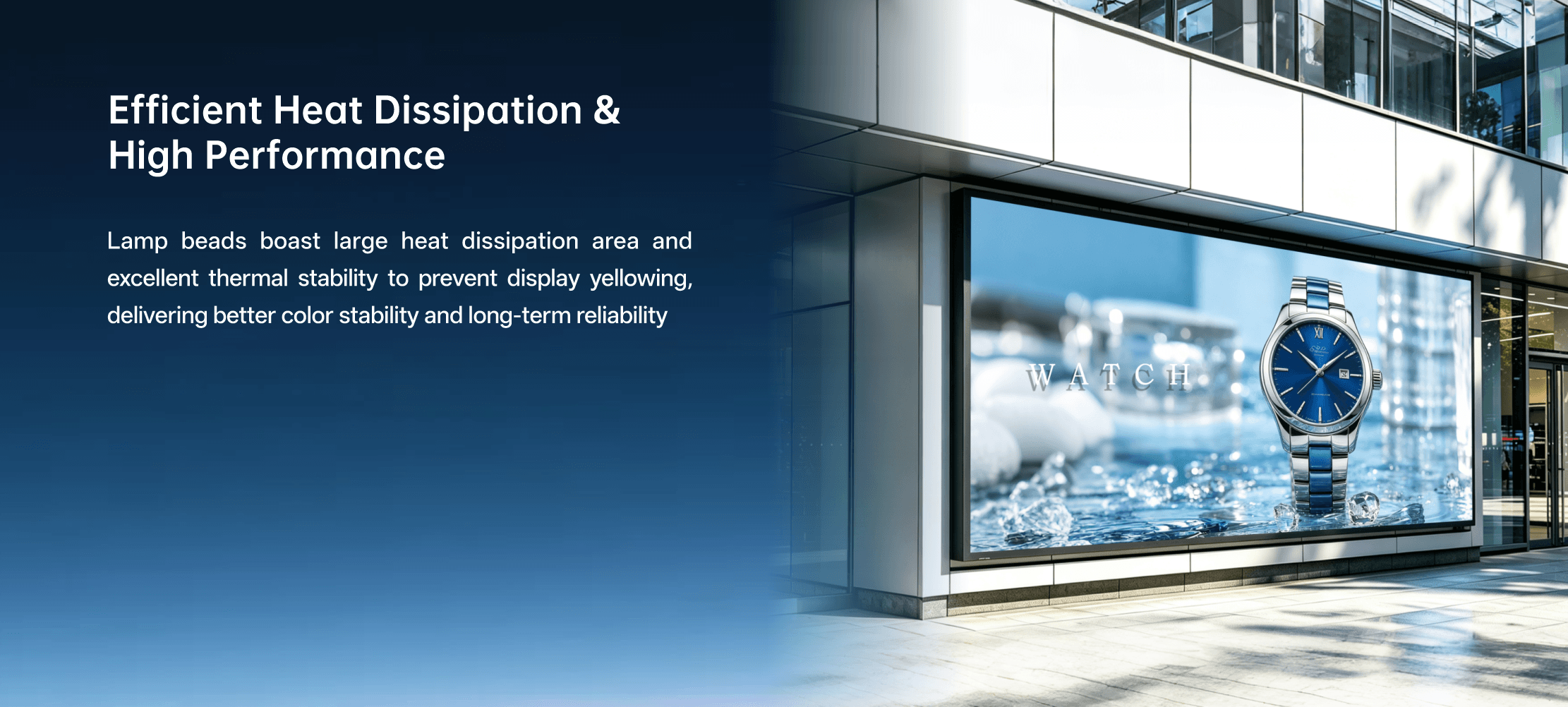 Ultra-efficient heat dissipation, long-lasting stability Sophisticated multi-heat dissipation design ensures stable and reliable long-term performance Fan-free design, reduces failure rate Multi-stage cooling fins, increased heat heat dissipation area Natural convection forms chimney effect for heat dissipation