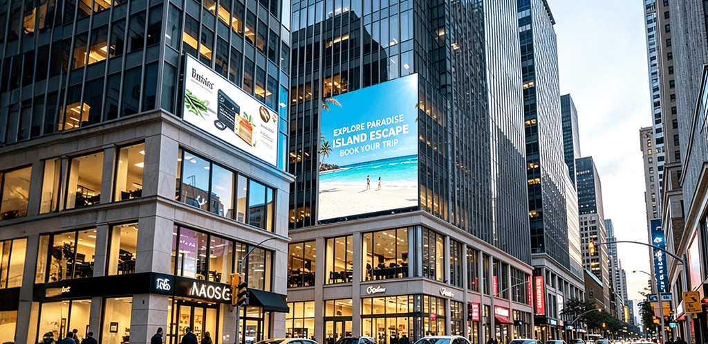 Pixel pitch：3.9/4.8/5.6 Cabinet Size：1000*1000mm The FS-QM Series is ideal for outdoor advertising, sports arenas, and public spaces. With a maximum brightness of 10,000 cd/m² and contrast ratio of 15,000:1, images remain clear even under direct sunlight. The ultra-high refresh rate of ≥7680Hz ensures smooth video playback and camera-friendly recording. Multi-stage, fanless heat dissipation improves long-term stability while reducing failure rates. Dual-voltage link drive saves up to 30% power consumption. Heavy-duty spring latches enable quick installation, and front & rear maintenance is supported. Aluminum-plastic bottom shell and high bezel design reduce light decay.