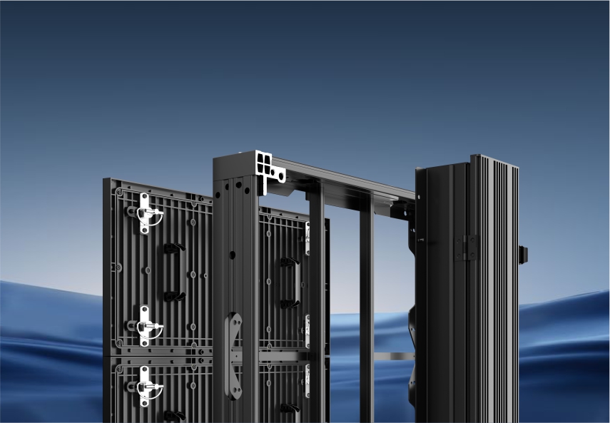 Fixed with spring locks for quick module maintenance